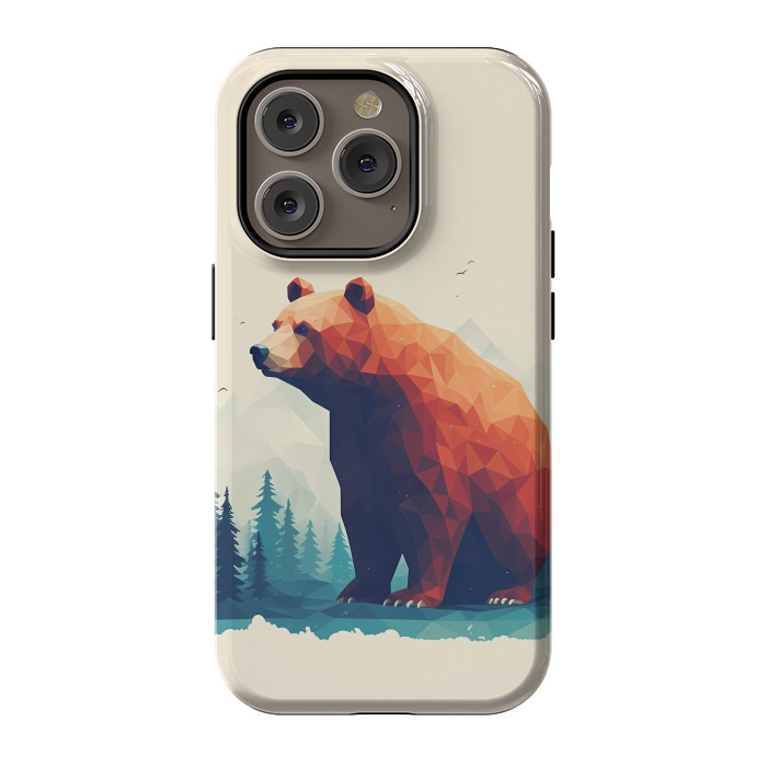 iPhone 14 Pro StrongFit Bear by haroulita