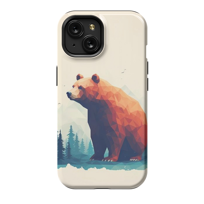 iPhone 15 StrongFit Bear by haroulita