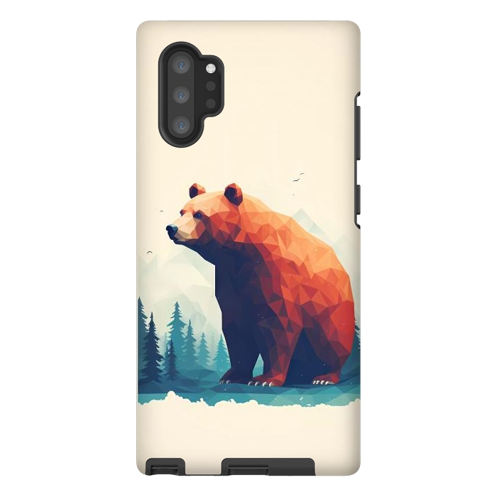 Galaxy Note 10 plus StrongFit Bear by haroulita