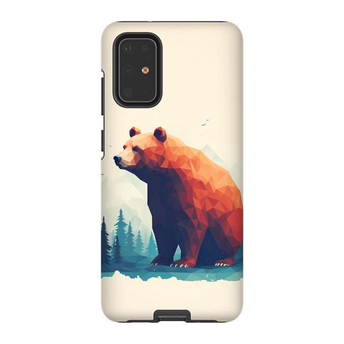 Galaxy S20 Plus StrongFit Bear by haroulita