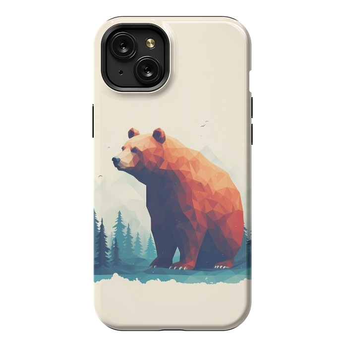 iPhone 15 Plus StrongFit Bear by haroulita