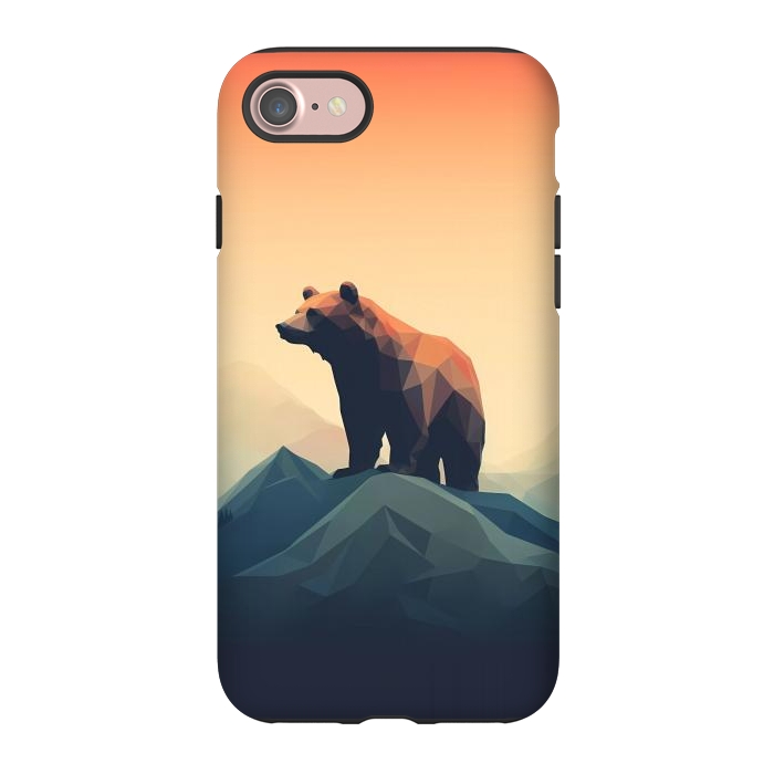 iPhone 7 StrongFit Bear in the mountains by haroulita
