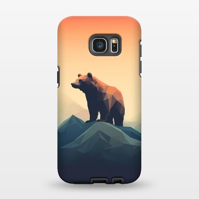 Galaxy S7 EDGE StrongFit Bear in the mountains by haroulita