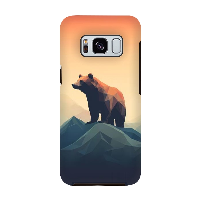 Galaxy S8 StrongFit Bear in the mountains by haroulita