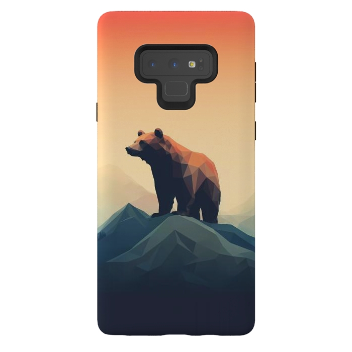 Galaxy Note 9 StrongFit Bear in the mountains by haroulita
