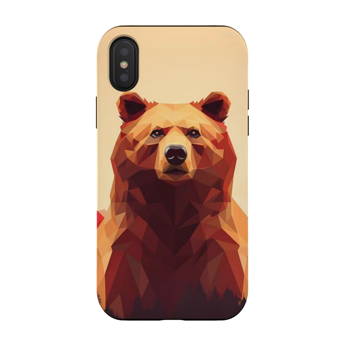 iPhone Xs / X StrongFit Poly bear by haroulita