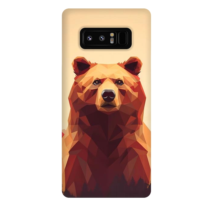 Galaxy Note 8 StrongFit Poly bear by haroulita