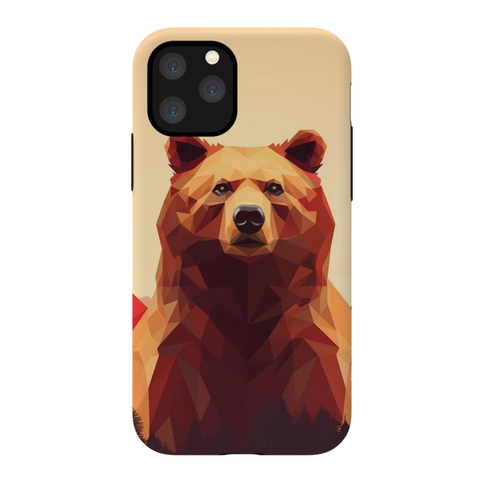 iPhone 11 Pro StrongFit Poly bear by haroulita