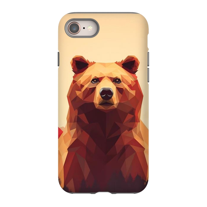 iPhone SE StrongFit Poly bear by haroulita