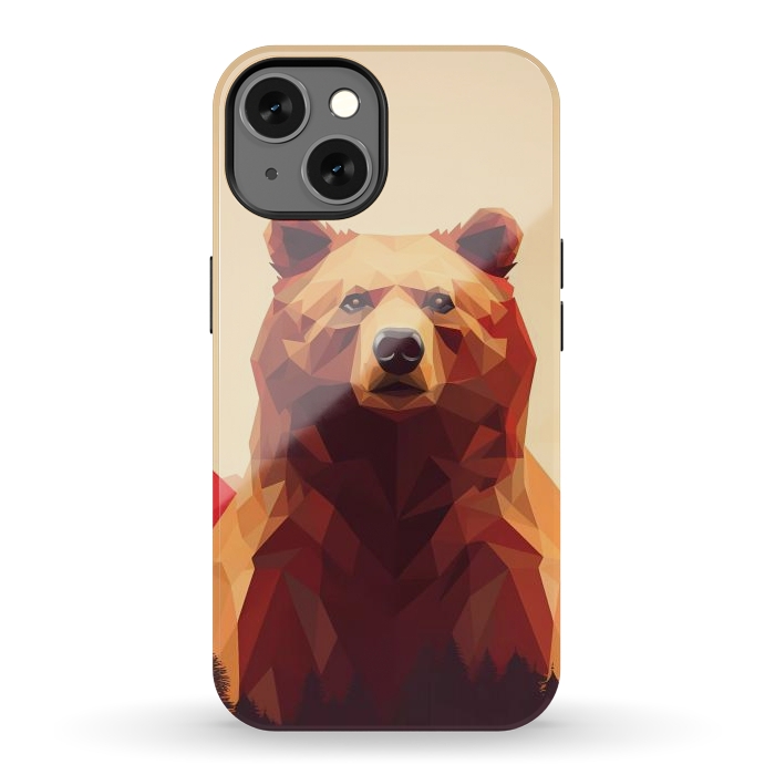 iPhone 13 StrongFit Poly bear by haroulita