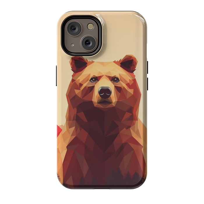 iPhone 14 StrongFit Poly bear by haroulita