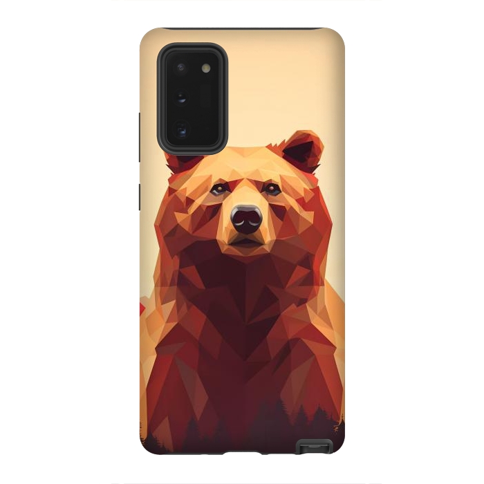 Galaxy Note 20 StrongFit Poly bear by haroulita