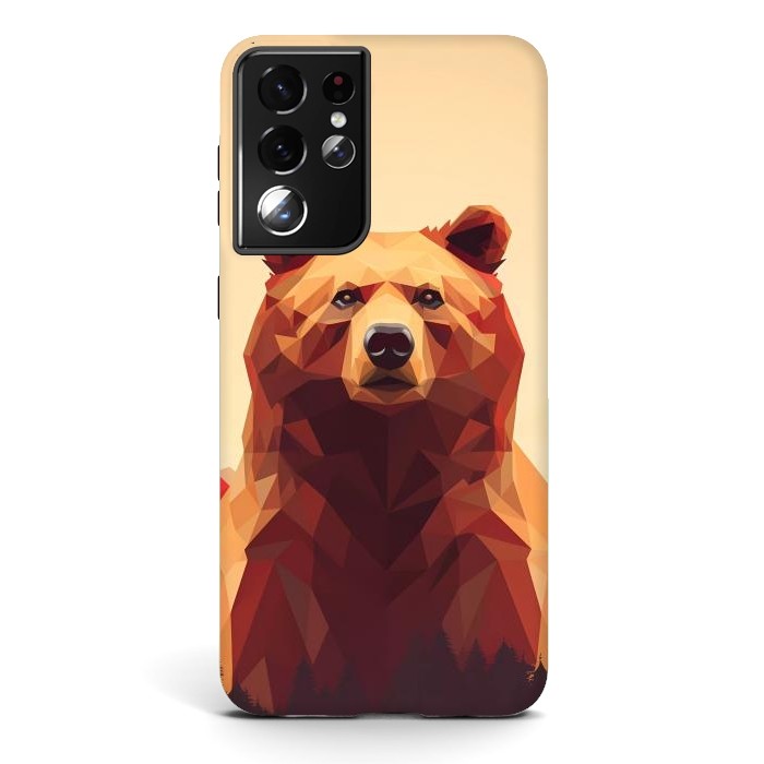 Galaxy S21 ultra StrongFit Poly bear by haroulita