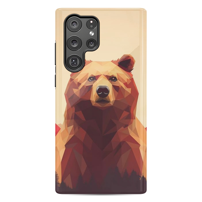 Galaxy S22 Ultra StrongFit Poly bear by haroulita
