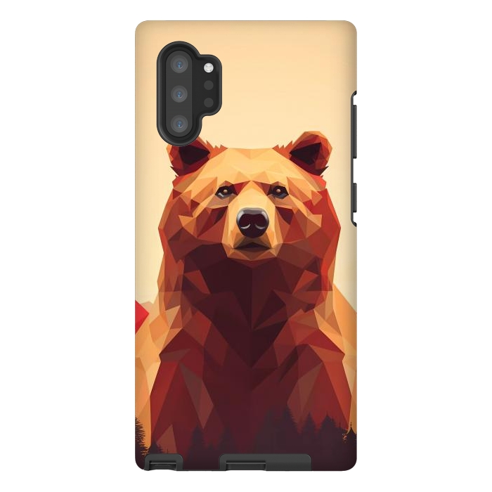 Galaxy Note 10 plus StrongFit Poly bear by haroulita