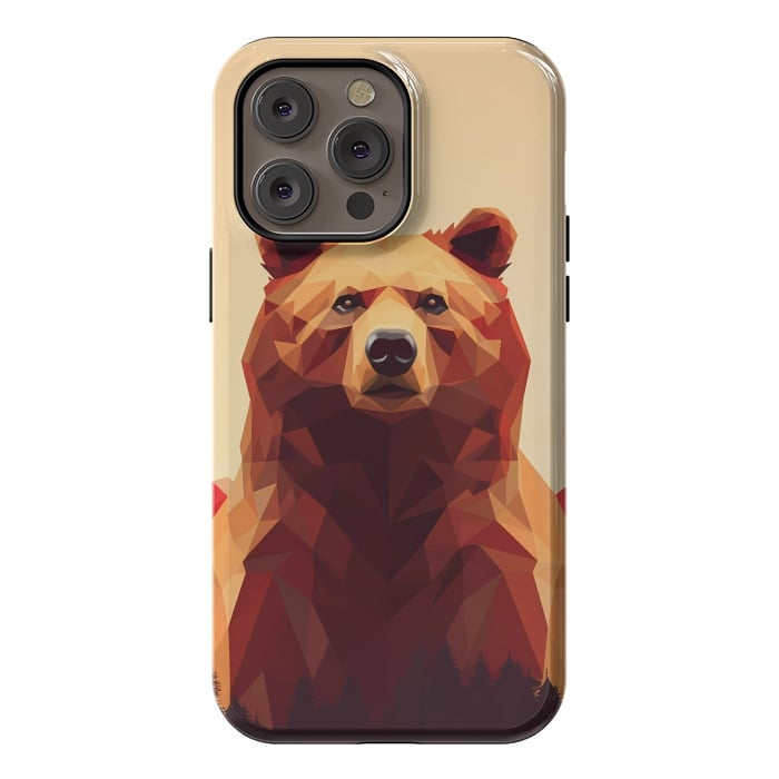iPhone 14 Pro max StrongFit Poly bear by haroulita