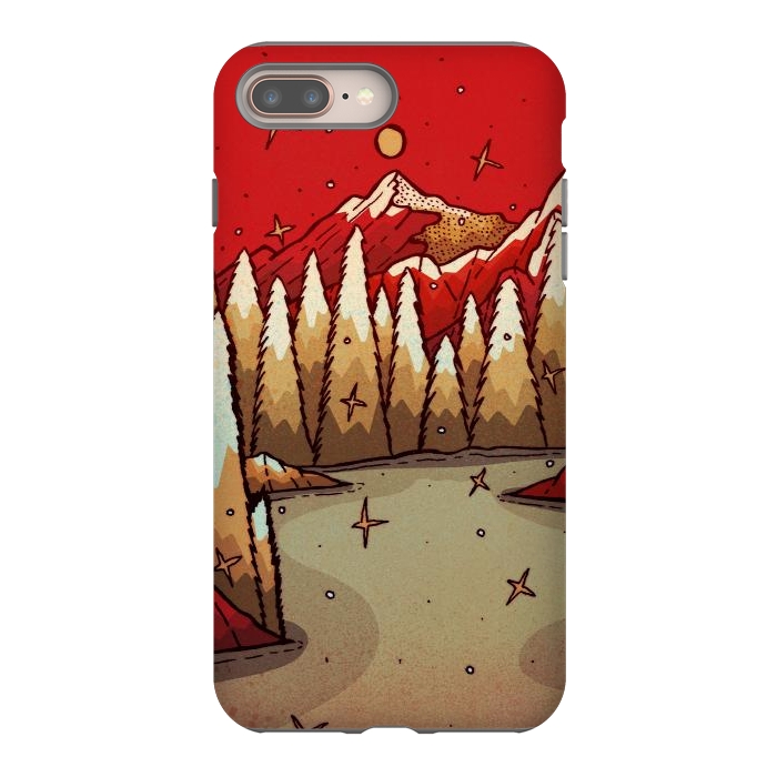iPhone 7 plus StrongFit The red Xmas lands by Steve Wade (Swade)