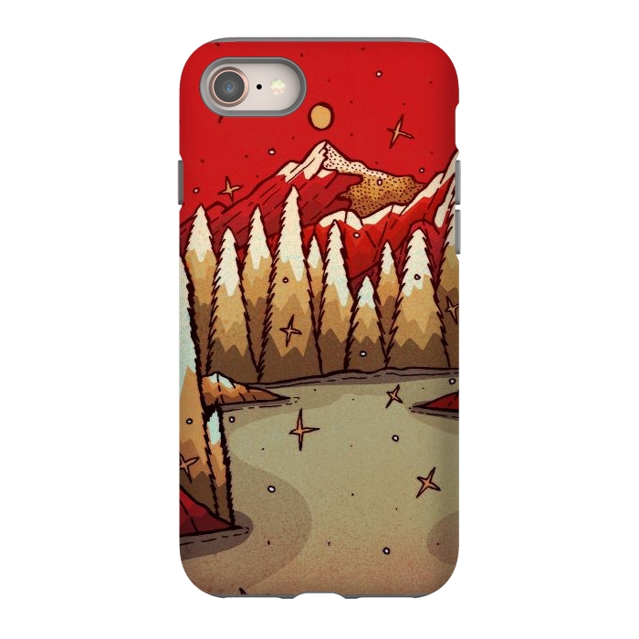 iPhone 8 StrongFit The red Xmas lands by Steve Wade (Swade)