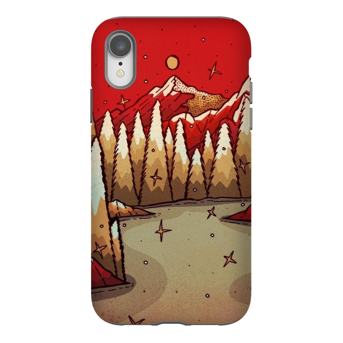 iPhone Xr StrongFit The red Xmas lands by Steve Wade (Swade)