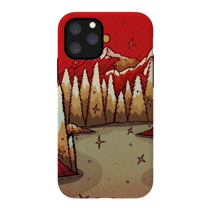 iPhone 11 Pro StrongFit The red Xmas lands by Steve Wade (Swade)