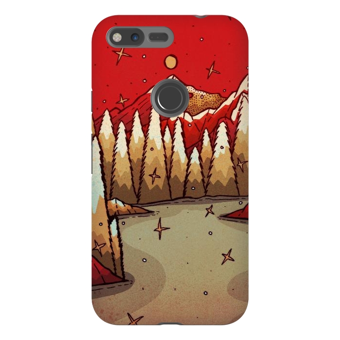 Pixel XL StrongFit The red Xmas lands by Steve Wade (Swade)