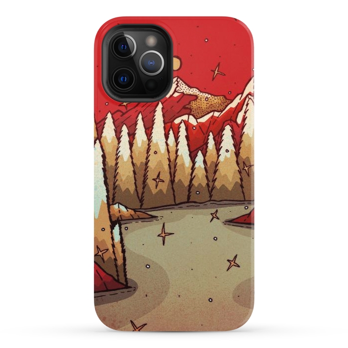 iPhone 12 Pro StrongFit The red Xmas lands by Steve Wade (Swade)