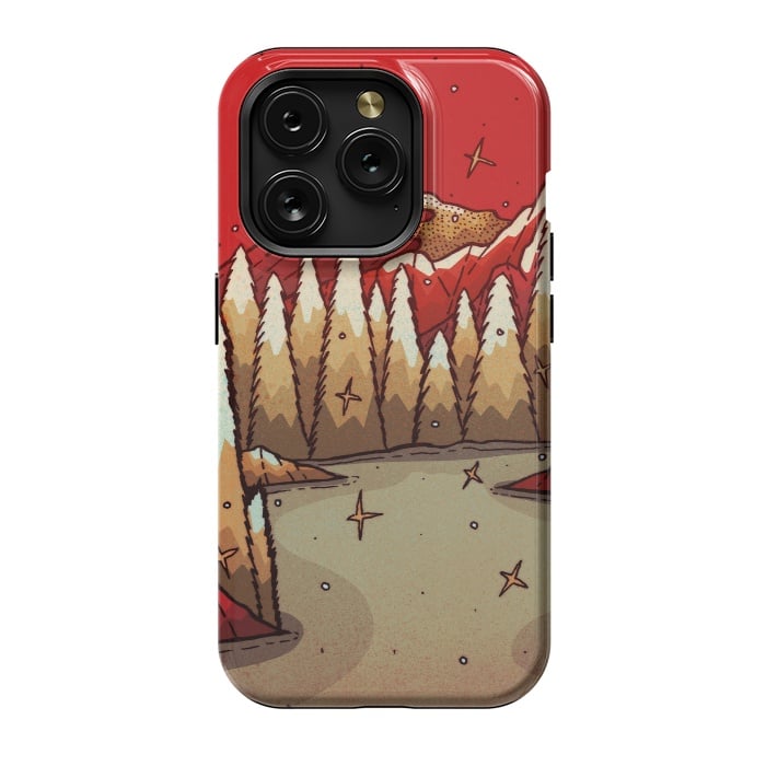 iPhone 15 Pro StrongFit The red Xmas lands by Steve Wade (Swade)