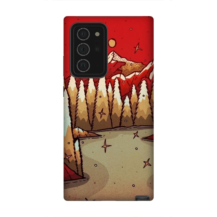 Galaxy Note 20 Ultra StrongFit The red Xmas lands by Steve Wade (Swade)
