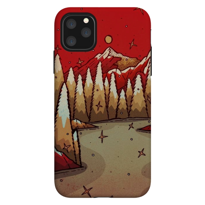 iPhone 11 Pro Max StrongFit The red Xmas lands by Steve Wade (Swade)