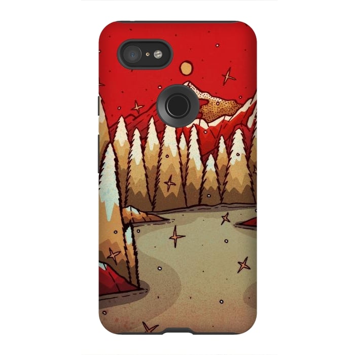 Pixel 3XL StrongFit The red Xmas lands by Steve Wade (Swade)