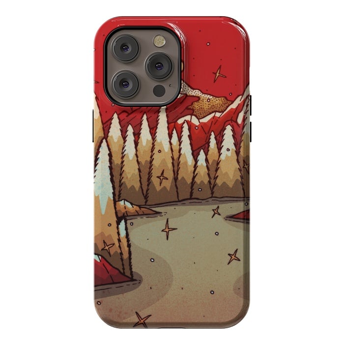 iPhone 14 Pro max StrongFit The red Xmas lands by Steve Wade (Swade)
