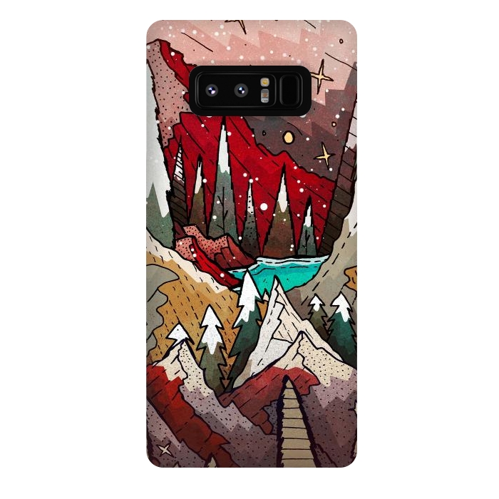 Galaxy Note 8 StrongFit The great winter land  by Steve Wade (Swade)
