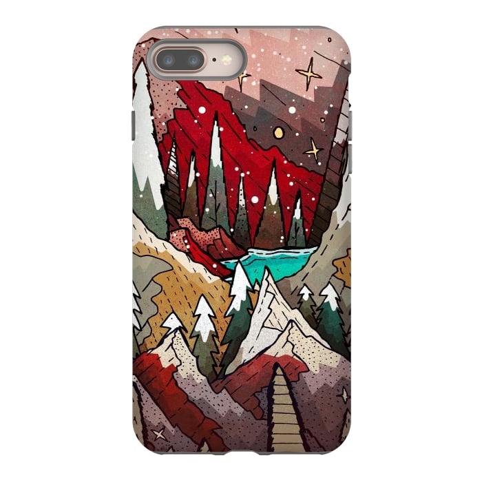 iPhone 8 plus StrongFit The great winter land  by Steve Wade (Swade)