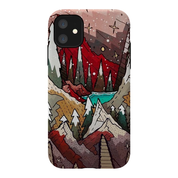 iPhone 11 StrongFit The great winter land  by Steve Wade (Swade)