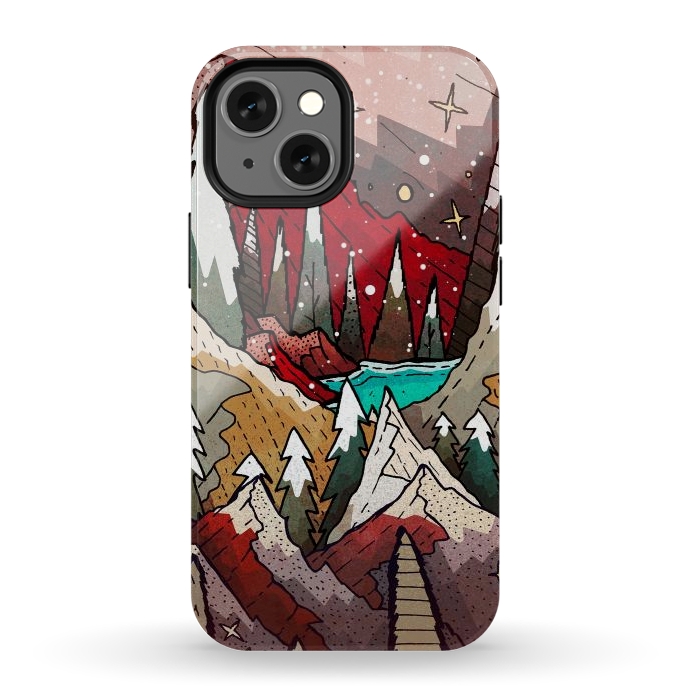 iPhone 12 mini StrongFit The great winter land  by Steve Wade (Swade)