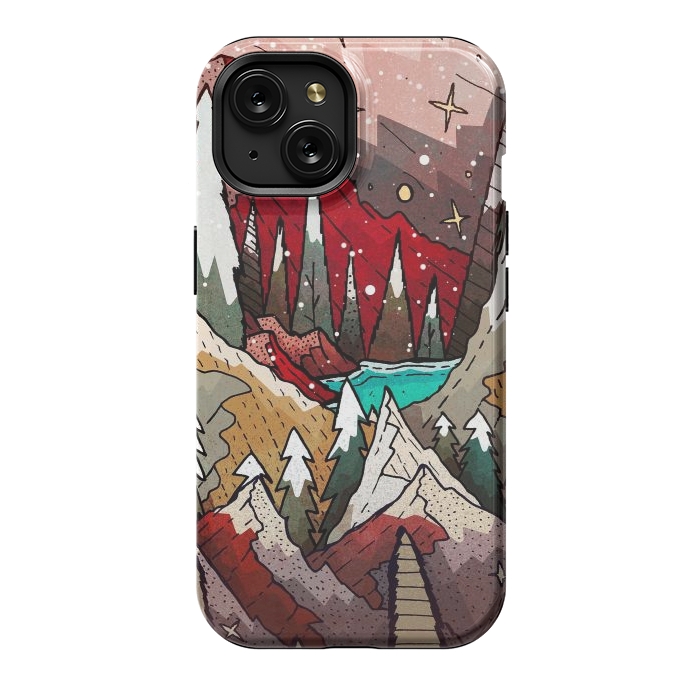 iPhone 15 StrongFit The great winter land  by Steve Wade (Swade)