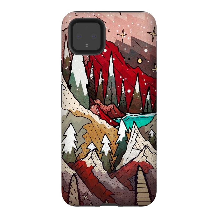 Pixel 4XL StrongFit The great winter land  by Steve Wade (Swade)