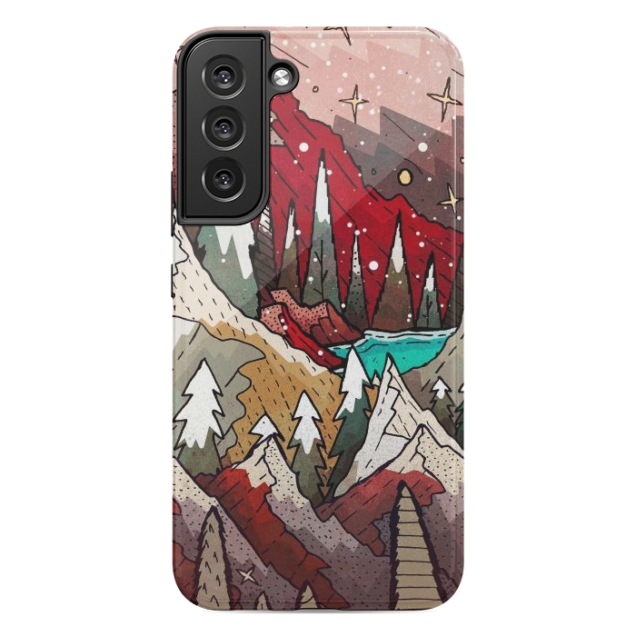 Galaxy S22 plus StrongFit The great winter land  by Steve Wade (Swade)