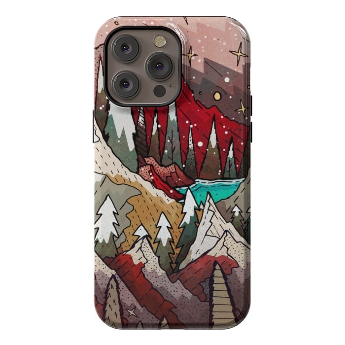 iPhone 14 Pro max StrongFit The great winter land  by Steve Wade (Swade)