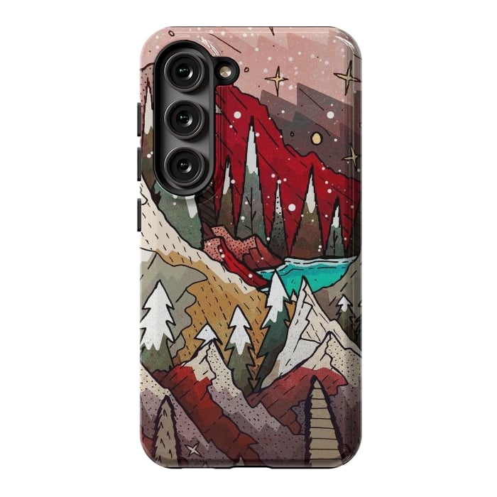 Galaxy S23 StrongFit The great winter land  by Steve Wade (Swade)