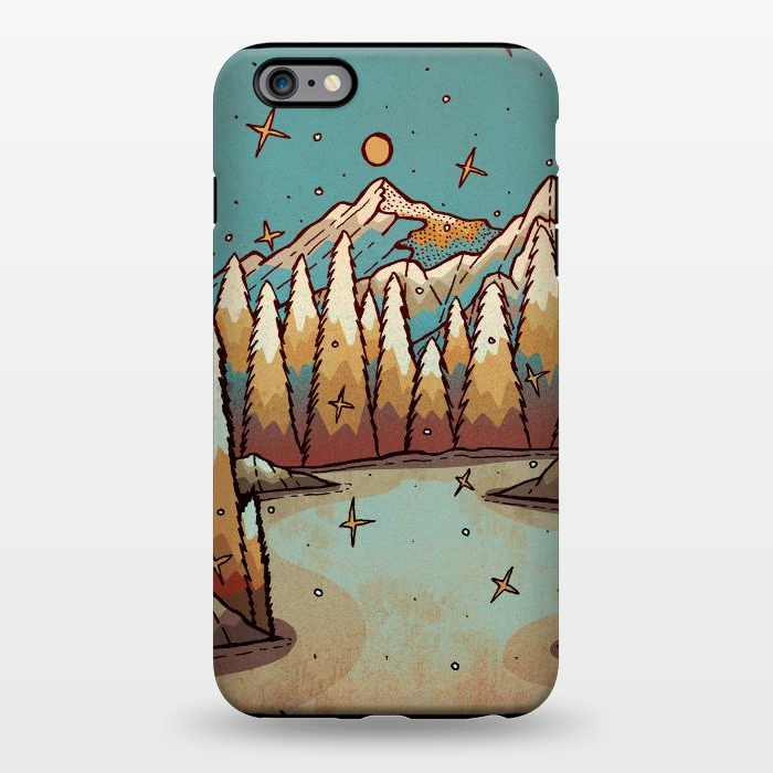 iPhone 6/6s plus StrongFit Winter of gold and blue by Steve Wade (Swade)