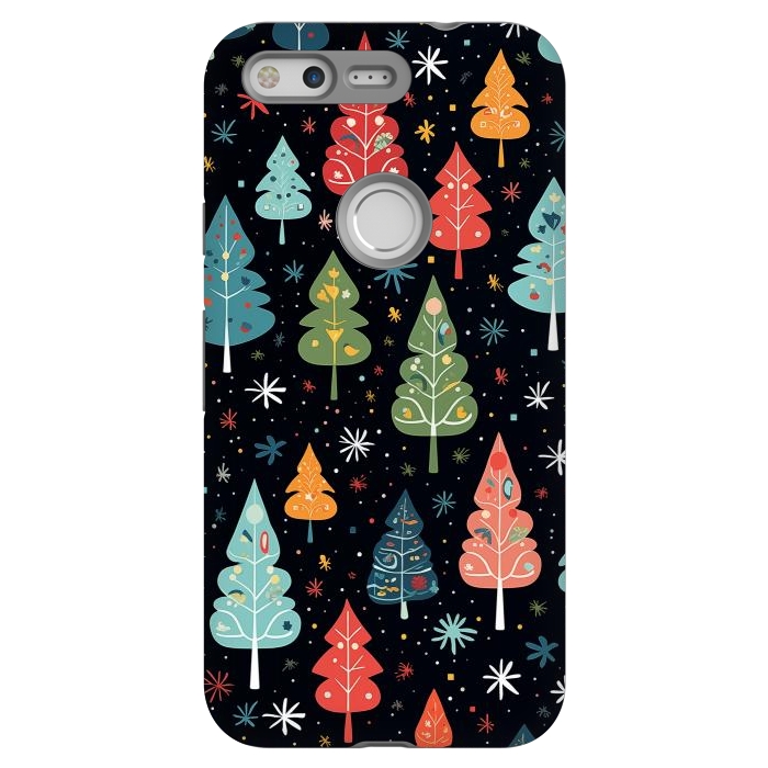 Pixel StrongFit Whimsical Christmas Pattern by Texnotropio