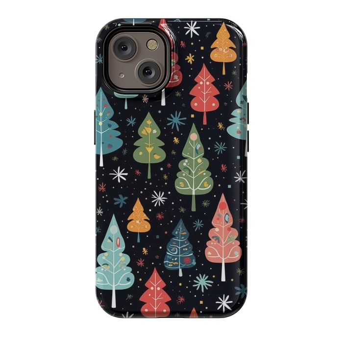 iPhone 14 StrongFit Whimsical Christmas Pattern by Texnotropio