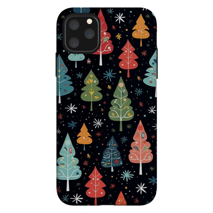 iPhone 11 Pro Max StrongFit Whimsical Christmas Pattern by Texnotropio
