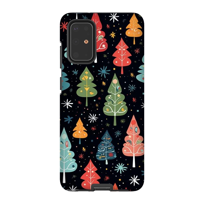 Galaxy S20 Plus StrongFit Whimsical Christmas Pattern by Texnotropio