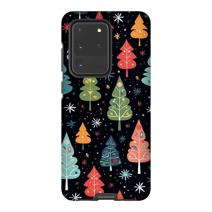 Galaxy S20 Ultra StrongFit Whimsical Christmas Pattern by Texnotropio
