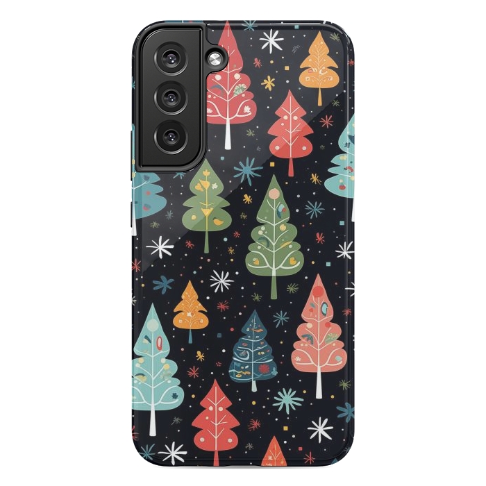 Galaxy S22 plus StrongFit Whimsical Christmas Pattern by Texnotropio