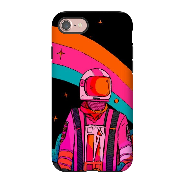iPhone 7 StrongFit Rainbow Astronaut by Steve Wade (Swade)