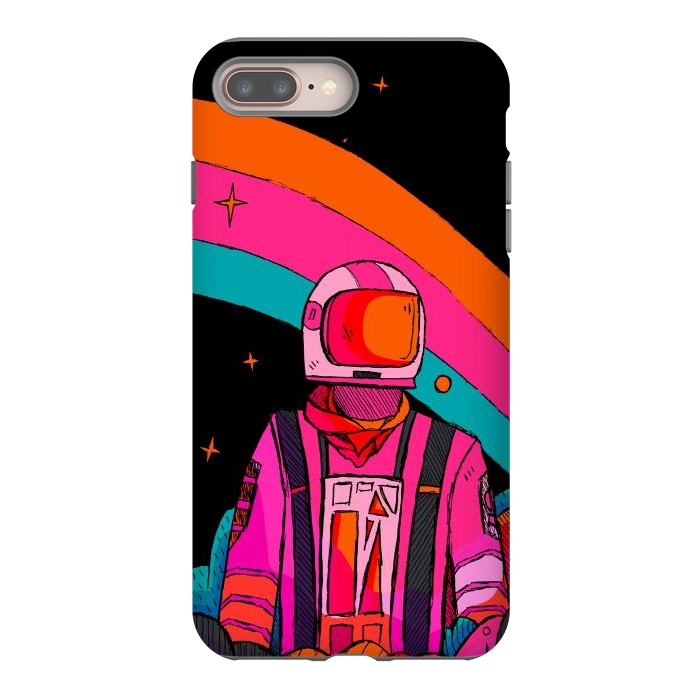 iPhone 7 plus StrongFit Rainbow Astronaut by Steve Wade (Swade)
