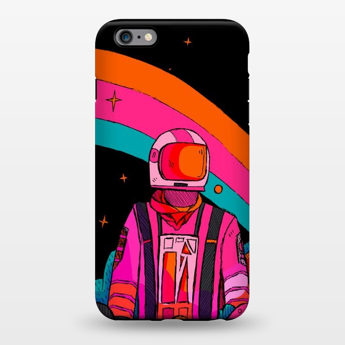 iPhone 6/6s plus StrongFit Rainbow Astronaut by Steve Wade (Swade)